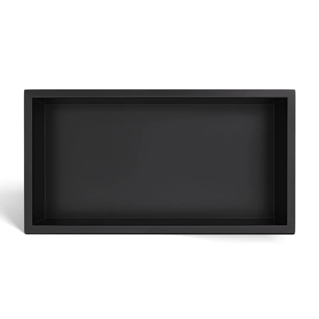 Inbouwnis zwart 30x60x10 cm