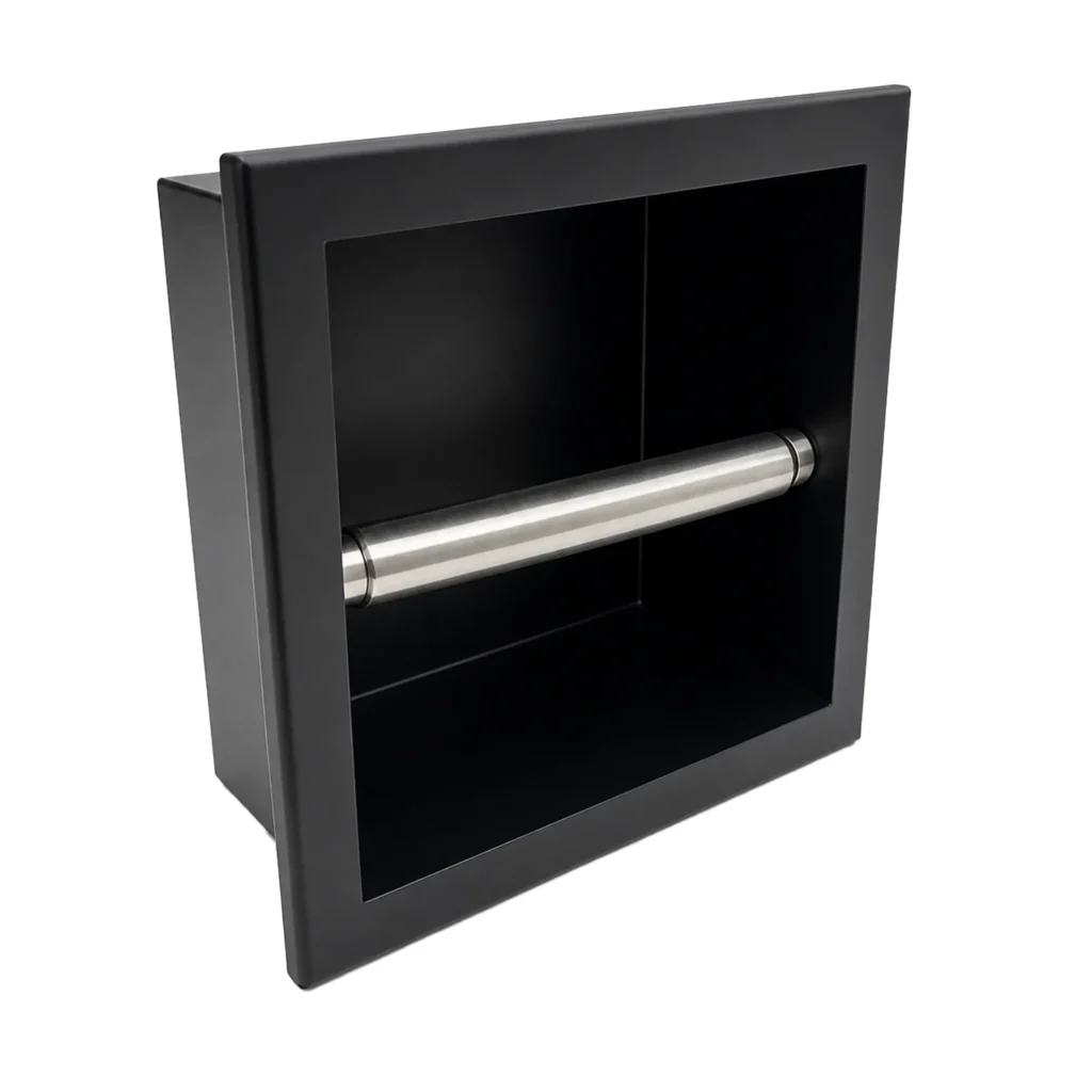 Inbouw toiletrolhouder 3 web